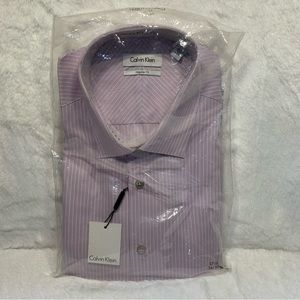 Calvin Klein regular fit Tulip long sleeve dress shirt rare vintage 17 1/2 34/35